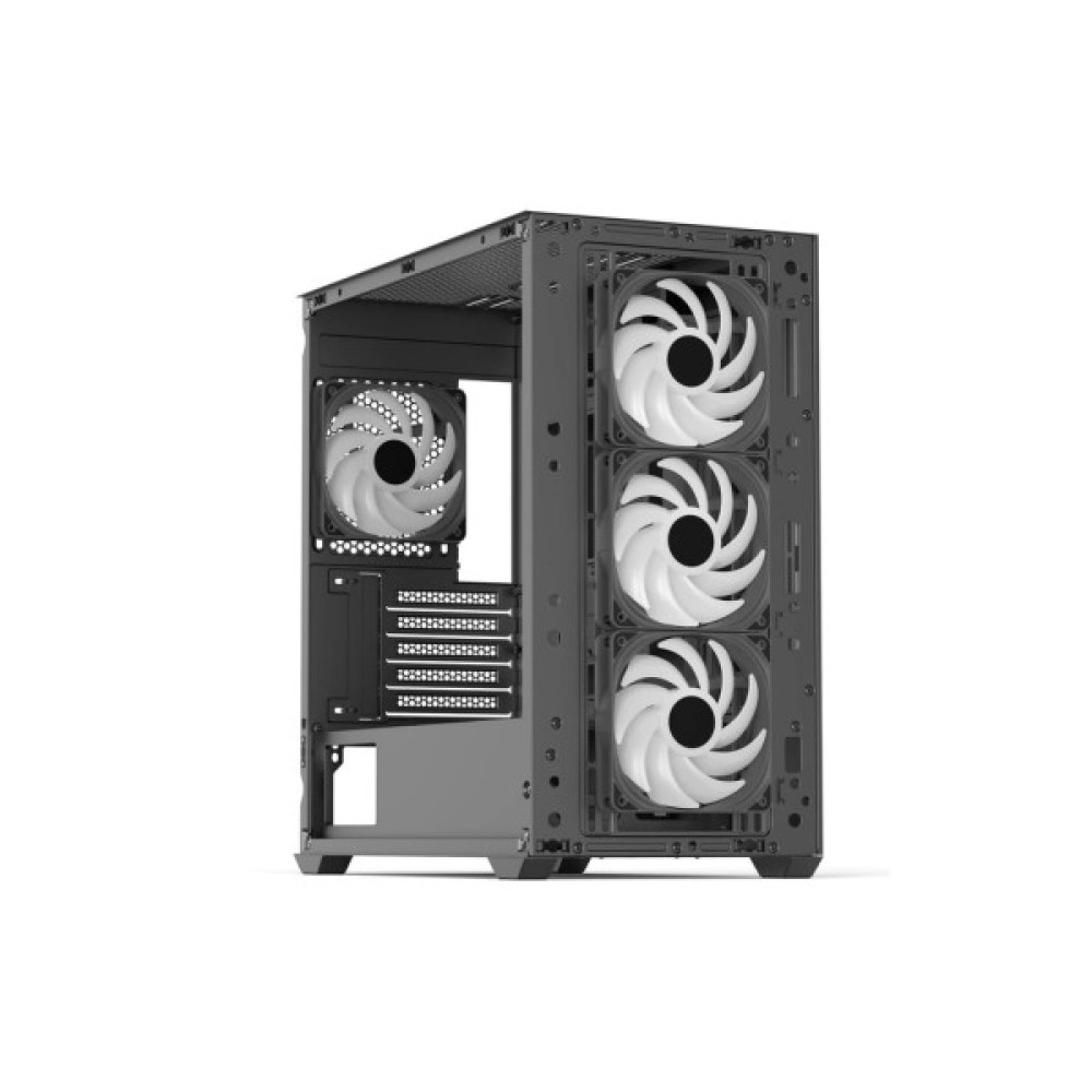 Корпус AeroCool D302A-G-BK-v1 Black (ACCS-DS04043.11)