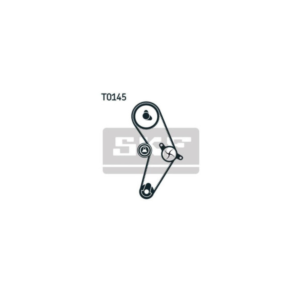Комплект ременя ГРМ з помпой SKF VKMC 06005