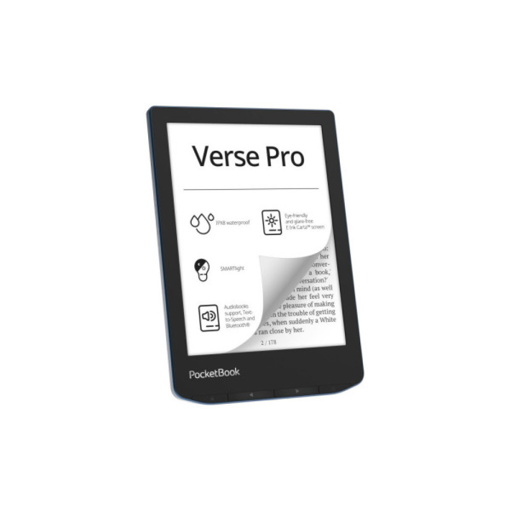 Електронна книга Pocketbook 634 Verse Pro, Azure (PB634-A-CIS)