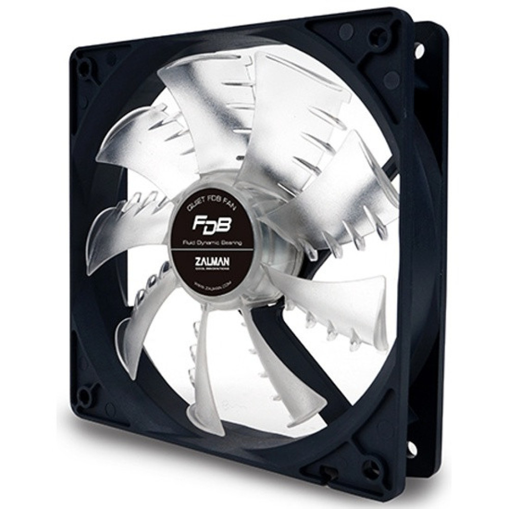 Корпусний вентилятор Zalman ZM-F3 FDB SF, 120мм, 1200rpm, 3 pin, 20-23dBa, чорний