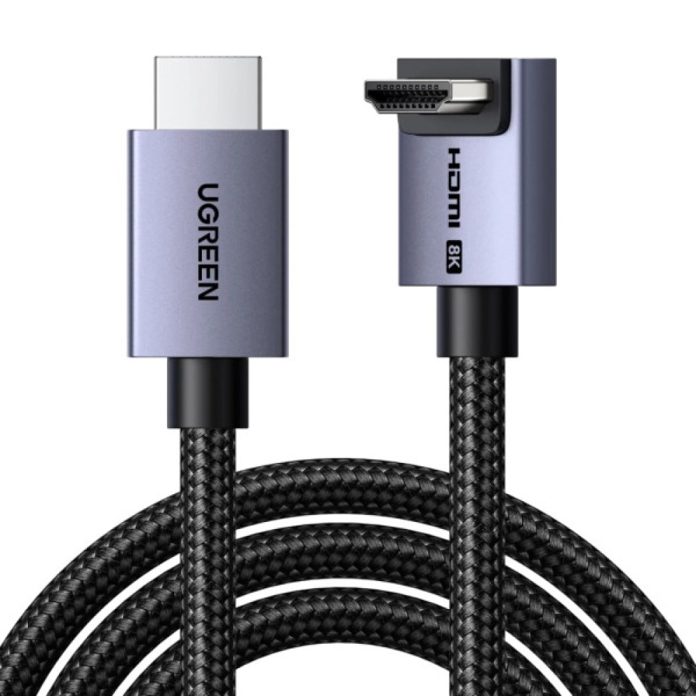 Кабель мультимедійний HDMI M to HDMI M 3.0m 8K60Hz 48Gbps braided black Ugreen (85242)