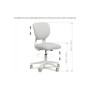Дитяче крісло FunDesk Buono Grey (221782) Дитяче крісло FunDesk Buono Grey (221782)