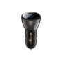 Зарядний пристрій Acefast B10 Car Charger 2xUSB-C 60W with digital display Metal Black (6974316282358) Зарядний пристрій Acefast B10 Car Charger 2xUSB-C 60W with digital display Metal Black (6974316282358)