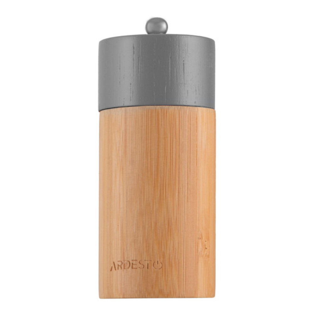 Млинок для спецій Ardesto Midori, Набір 2 шт х 35мл для солі та перцю сірий, білий (AR1411B)