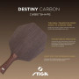 Основа для ракетки Stiga Destiny Carbon Cybershape Master (1600-2602-35) (932080)
