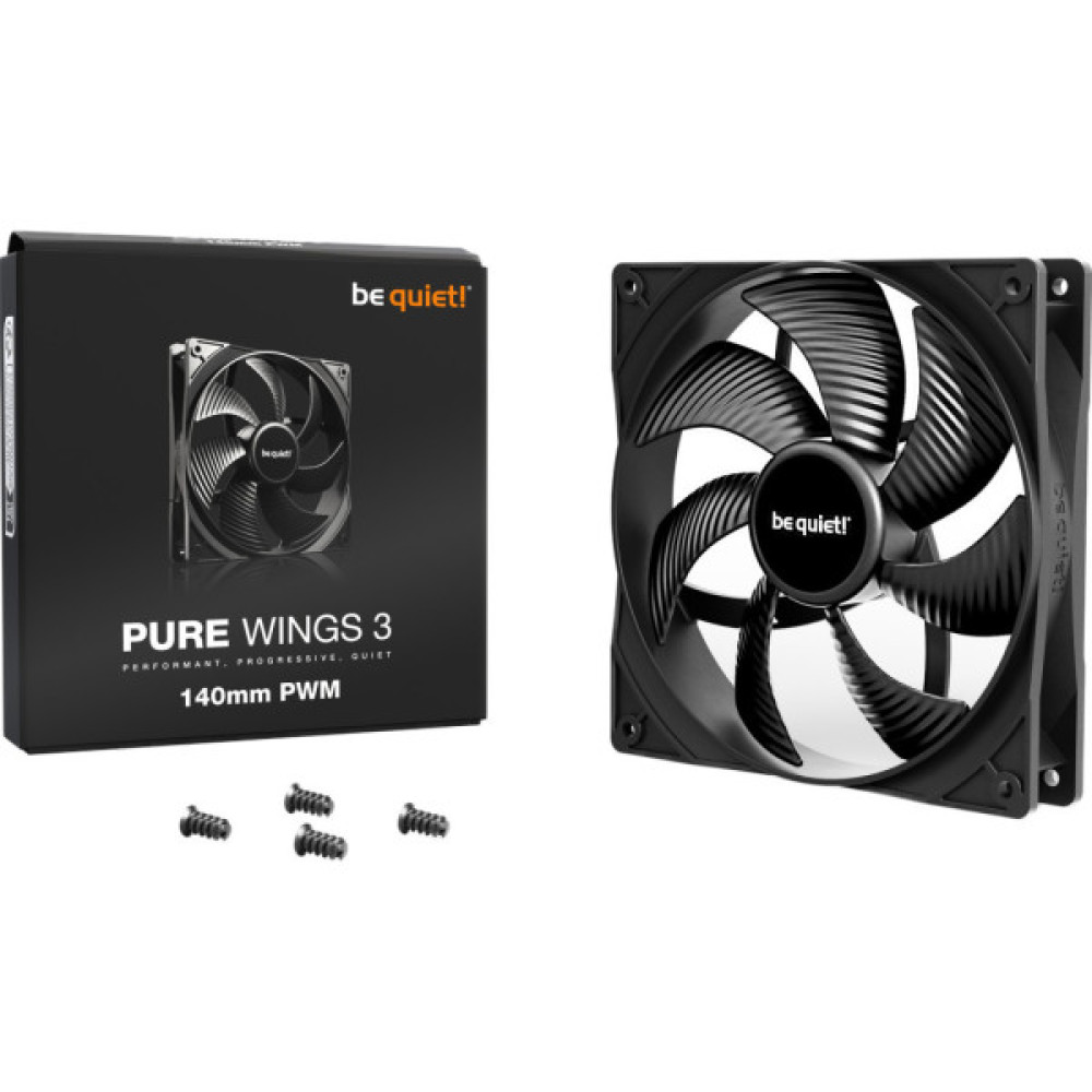 Кулер до корпусу Be quiet! PURE WINGS 3 140mm PWM (BL108)