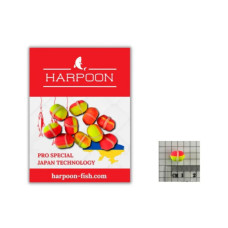 Бойл Harpoon МІНІ з резинкою Pop UP 9*8мм 10шт Полуниця/Опариш (2700000046340)