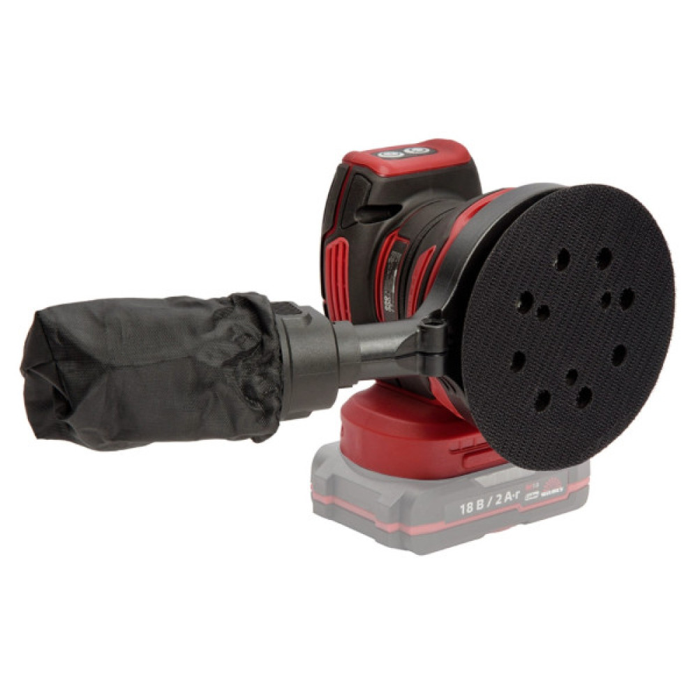 Шліфувальна машина Vitals Master, Os 18125сv BL, 18V, 125мм, 8000–16000об/хв, 0.89кг (без АКБ та ЗП) (243609)