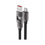 Дата кабель USB-C + USB-A to USB-C 1.2m 3.0A zink alloy C13-04 Black Acefast (6974316282334) Дата кабель USB-C + USB-A to USB-C 1.2m 3.0A zink alloy C13-04 Black Acefast (6974316282334)