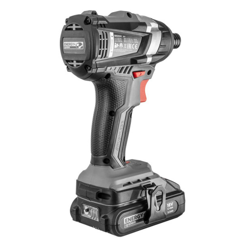 Гайковерт ударний GRAPHITE Energy+ 18В 200Нм 2700об/хв 3 швидкості 1.2кг без АКБ та ЗП