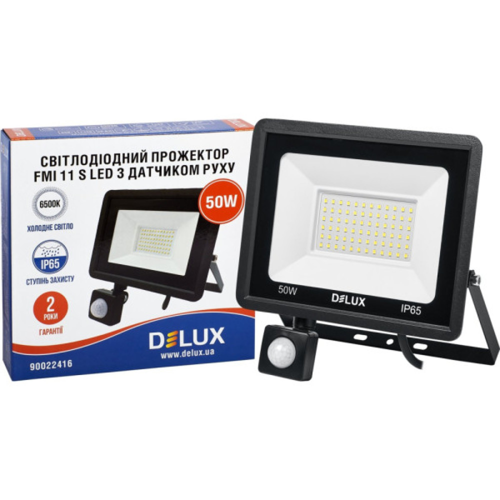 Прожектор Delux FMI 11 S LED 50Вт 6500K IP65 (90022416)