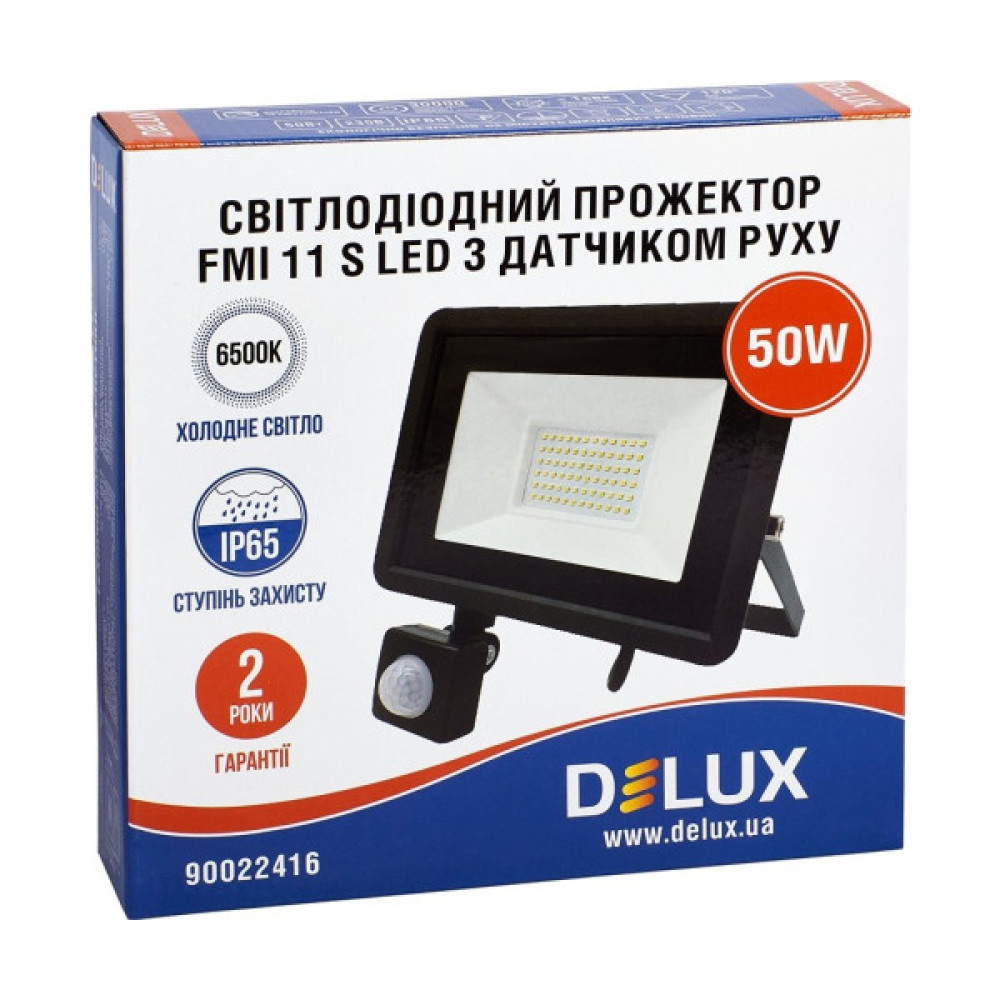 Прожектор Delux FMI 11 S LED 50Вт 6500K IP65 (90022416)