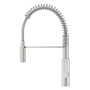 Змішувач для кухні Grohe Via Cosmo, довж.виливу - 236мм, поворотний/гнучкий, 1важіль, супер сталь