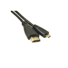 Кабель мультимедійний HDMI M to HDMI mini M 2.0m PowerPlant (KD00AS1274)
