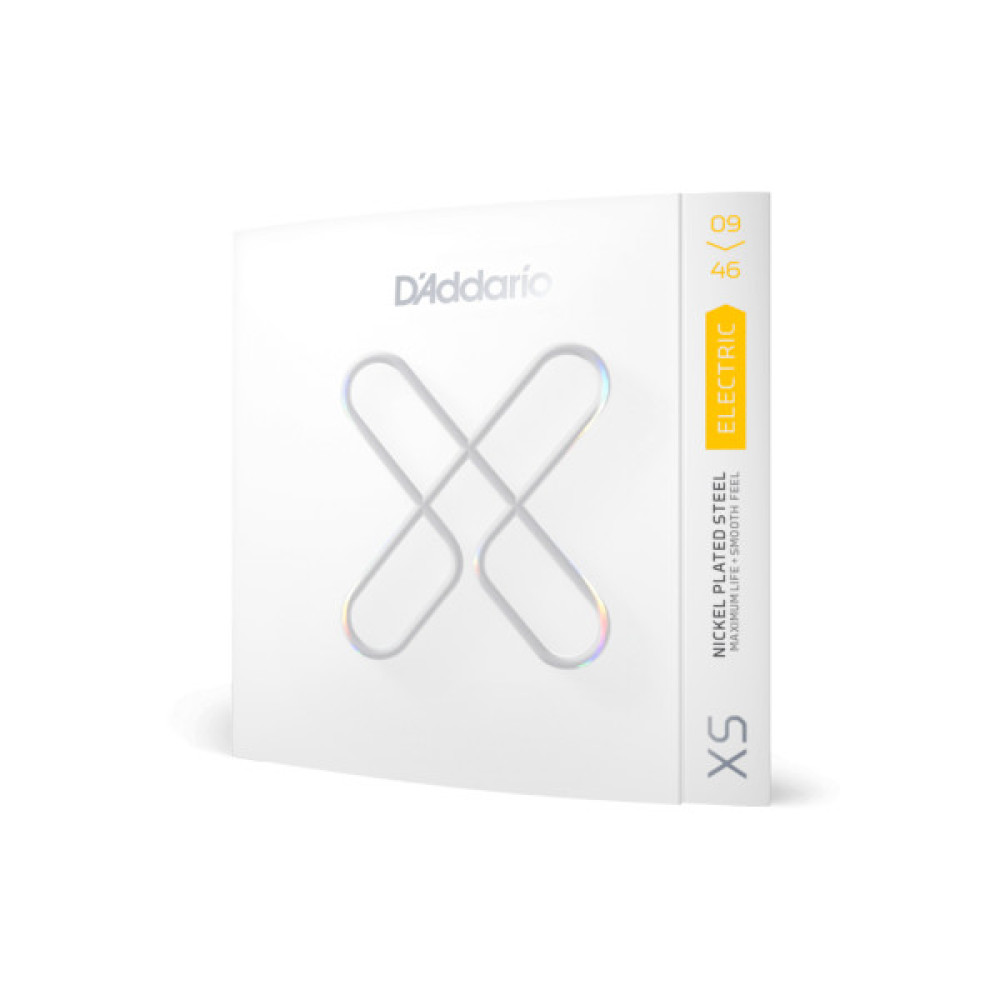 Струни для гітари D'Addario XS Coated Electric Guitar Strings Super Light Top / Regular Bottom (09-46) (XSE0946)