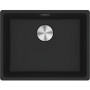 Мийка кухонна Franke Maris, фраграніт, прямокутник, без крила, 553х433х200мм, чаша - 1, універсальна, MRG 110-52, чорний матовий