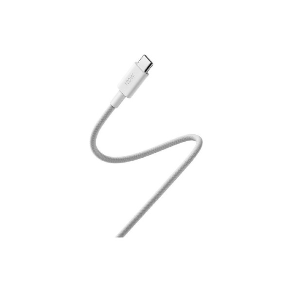 Дата кабель USB-C to USB-C 2.0m 6A braided white Xiaomi (1169400)