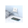 Зарядний пристрій BOROFONE USB QC3.0 + cable USB to USB-C 18W white (6974443388596)