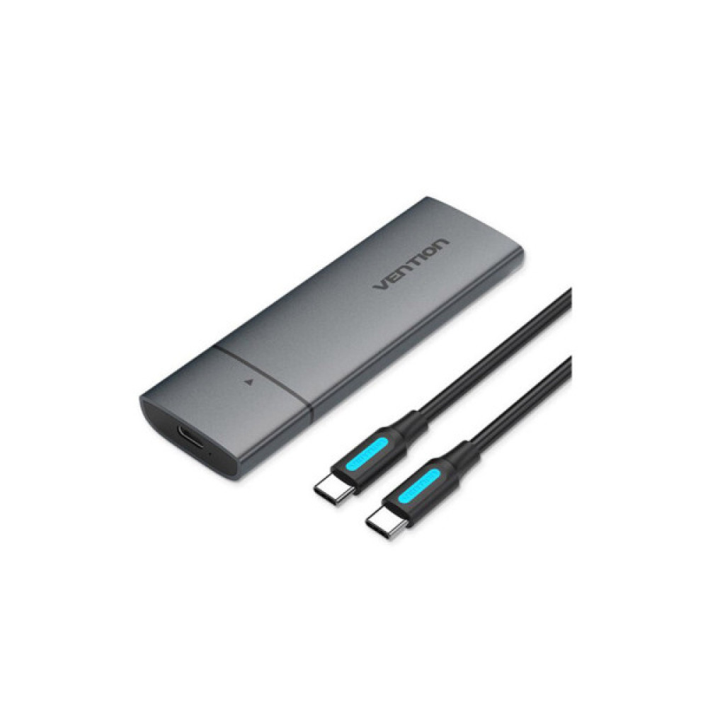 Кишеня зовнішня Vention SSD M.2 (NVME) M-key USB Type-C 3.2 gray (KPGH0)