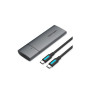 Кишеня зовнішня Vention SSD M.2 (NVME) M-key USB Type-C 3.2 gray (KPGH0) Кишеня зовнішня Vention SSD M.2 (NVME) M-key USB Type-C 3.2 gray (KPGH0)