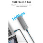 Кишеня зовнішня Vention SSD M.2 (NVME) M-key USB Type-C 3.2 gray (KPGH0) Кишеня зовнішня Vention SSD M.2 (NVME) M-key USB Type-C 3.2 gray (KPGH0)