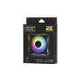 Корпусний вентилятор 2E GAMING F120IR-ARGB, 120мм, 1200rpm, 3pin, 3pin +5VARGB, 25.3dBa, чорний