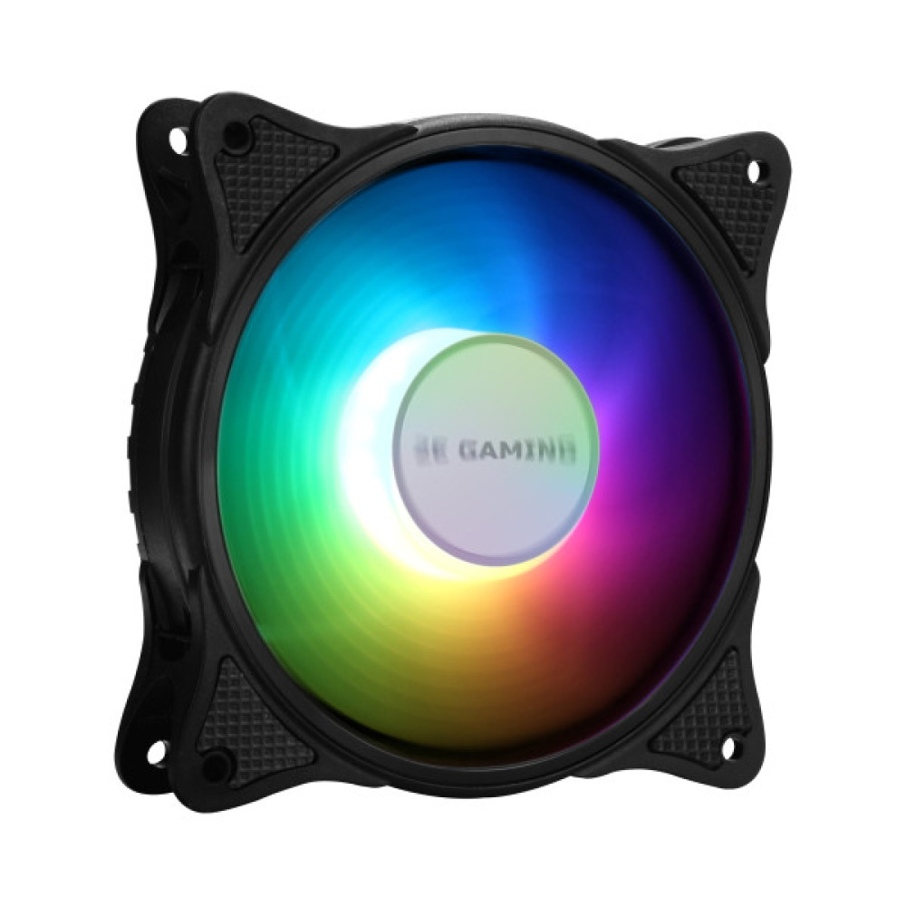 Корпусний вентилятор 2E GAMING F120IR-ARGB, 120мм, 1200rpm, 3pin, 3pin +5VARGB, 25.3dBa, чорний
