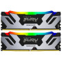 Модуль пам'яті для комп'ютера DDR5 32GB (2x16GB) 6400 MHz Renegade Silver RGB Kingston Fury (ex.HyperX) (KF564C32RSAK2-32) Модуль пам'яті для комп'ютера DDR5 32GB (2x16GB) 6400 MHz Renegade Silver RGB Kingston Fury (ex.HyperX) (KF564C32RSAK2-32)