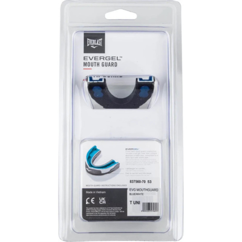 Капа Everlast Mouth Guard 837560-70-53 Синій/Білий Уні T (009283574697)