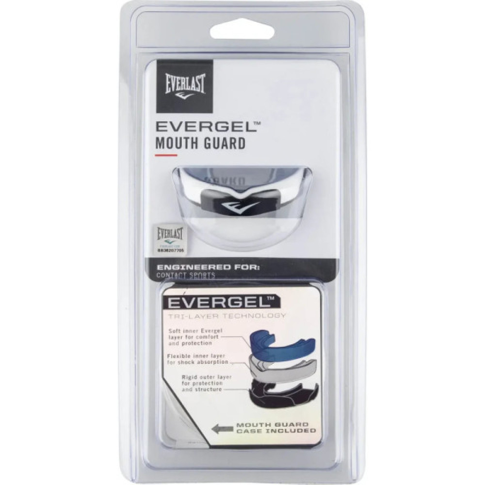 Капа Everlast Mouth Guard 837560-70-53 Синій/Білий Уні T (009283574697)