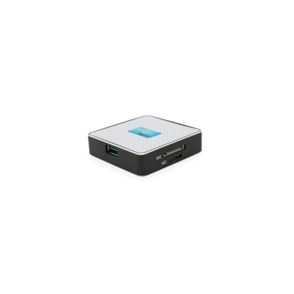Зчитувач флеш-карт Voltronic USB 3.0 to SD/MMC/MS/TF/M2 white (HDH-939W/08625)