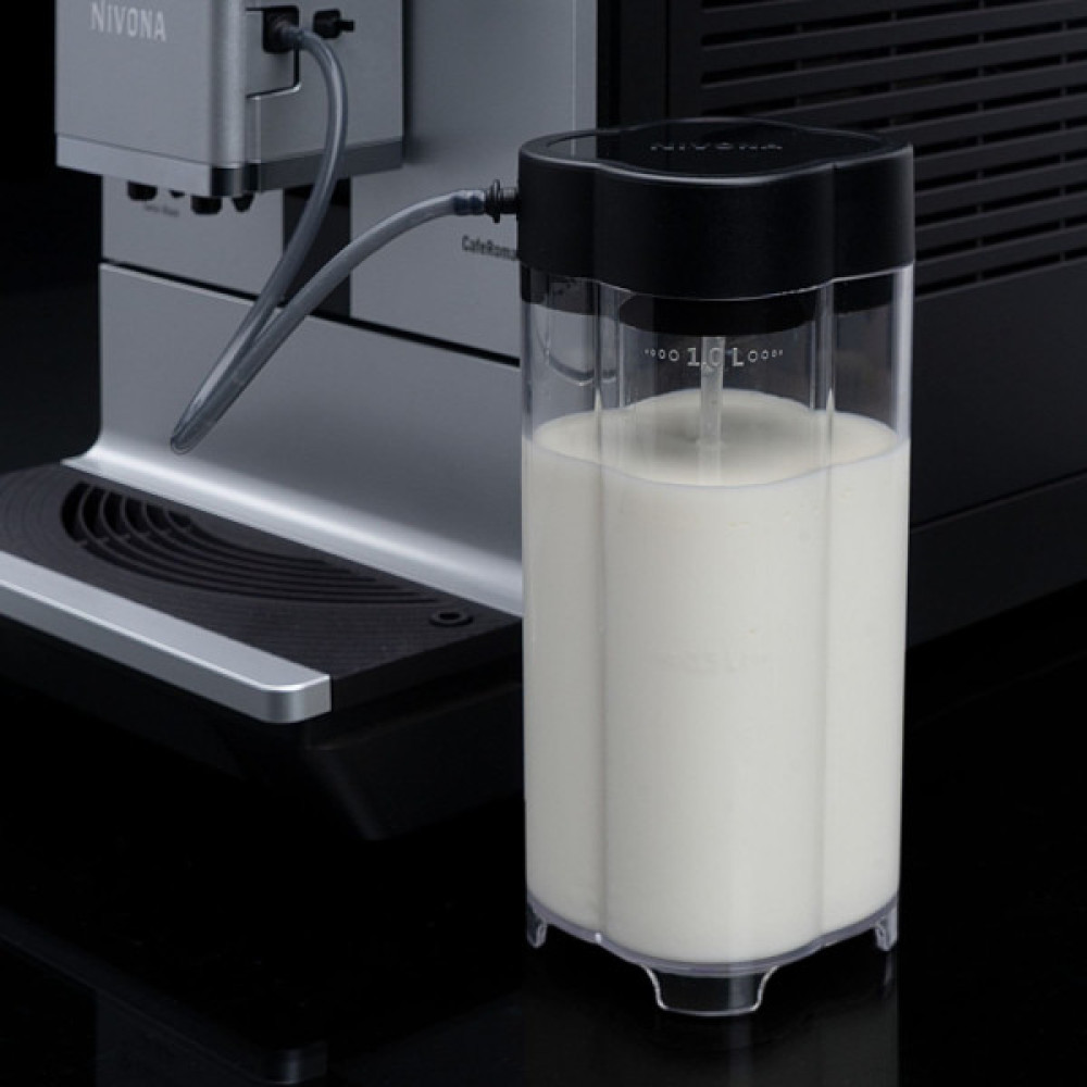 Кавомашина Nivona CafeRomatica 2.2л, зерно + мелена, автомат.капучинатор, авторецептів - 9, чорно - срібний