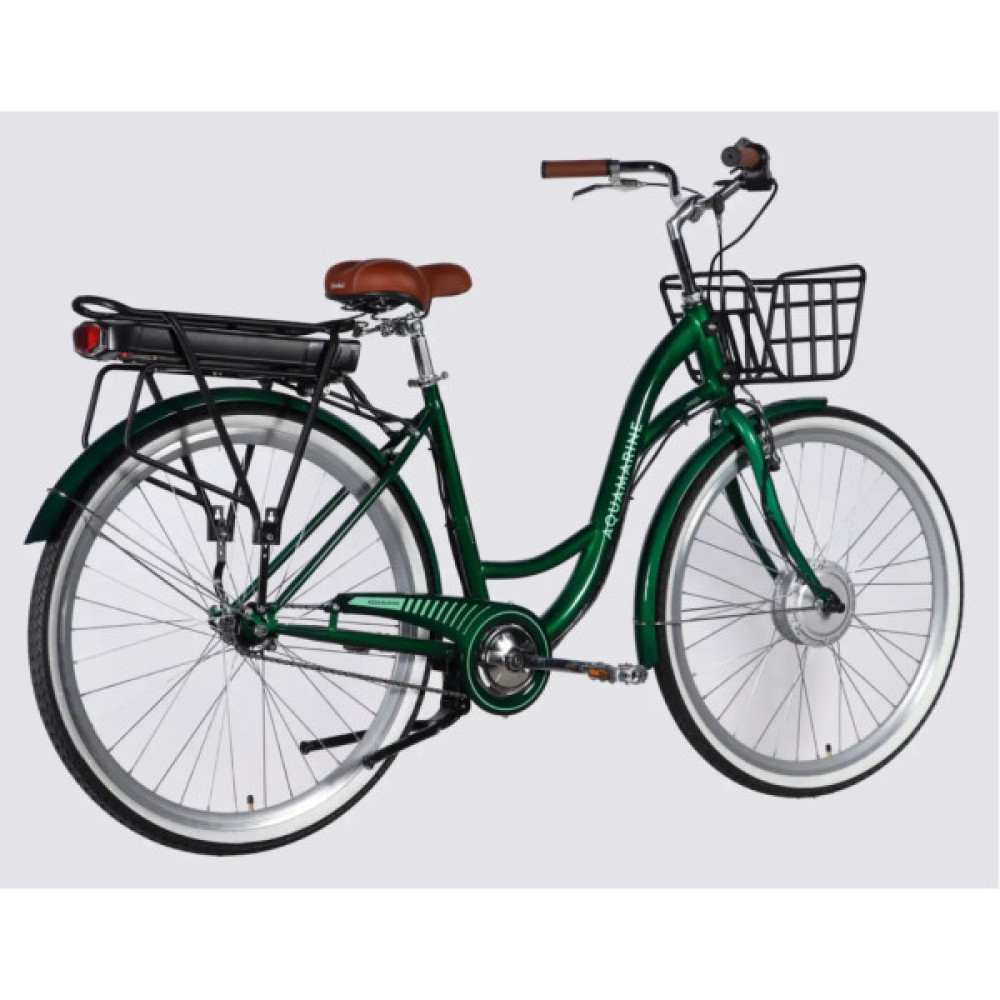 Електровелосипед Dorozhnik 28" eAQUAMARINE BH рама-19" 36B 13А*г 500Вт 2026 зелений (ELB-D-28-136)
