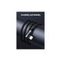 Дата кабель USB 2.0 AM to USB-C 1.0m 3A 90° corner US176 black Ugreen (20856)