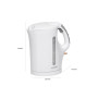 Електрочайник Bomann WK 5011 CB white (WK5011CB white) Електрочайник Bomann WK 5011 CB white (WK5011CB white)