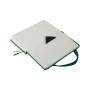 Книга записна Axent Partner 95x140 мм, 96 аркушів, клітинка, зелений ліс (8301-61-A)