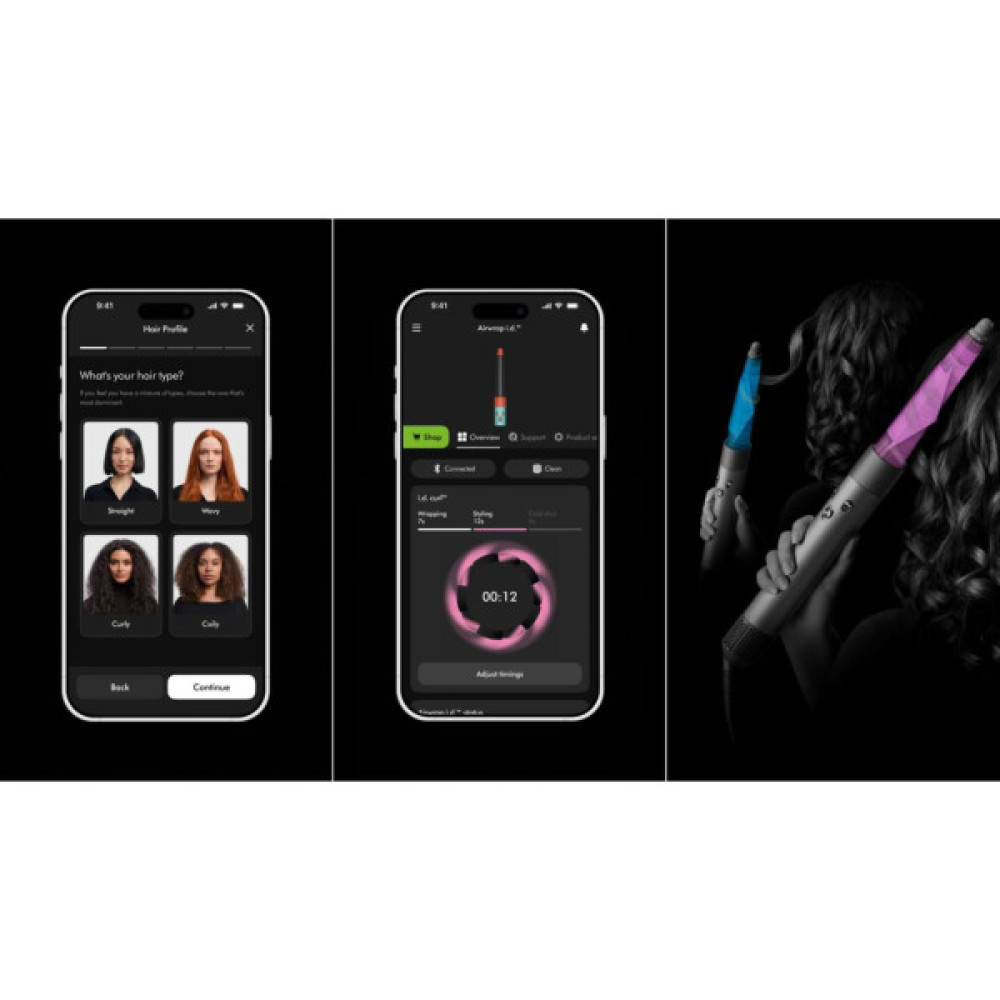 Стайлер Dyson HS08 Airwrap ID Straight/Wavy Ceramic Pink/Rose Gold (601848-01)