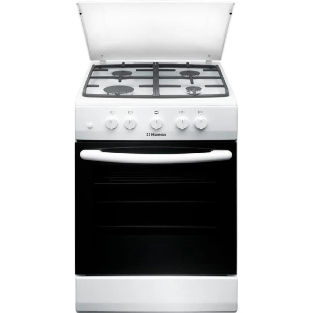 Плита Hansa газова, 56л, 50x60см, чавун, білий