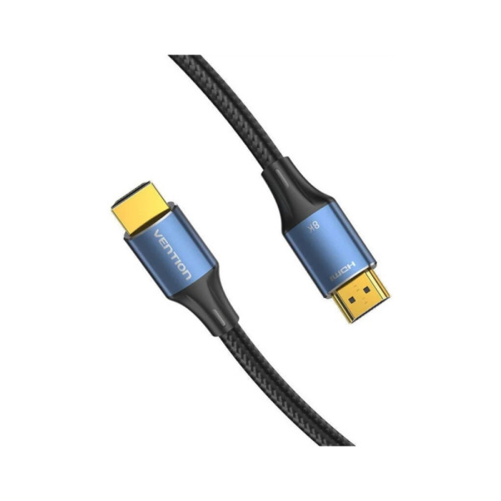 Кабель мультимедійний HDMI M to HDMI M 3.0m 8K cotton braided blue Vention (ALGLI)