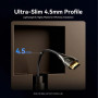 Кабель мультимедійний HDMI M to HDMI M 25.0m 4K60Hz fiber optic black Vention (ALSBS)