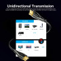 Кабель мультимедійний HDMI M to HDMI M 25.0m 4K60Hz fiber optic black Vention (ALSBS)