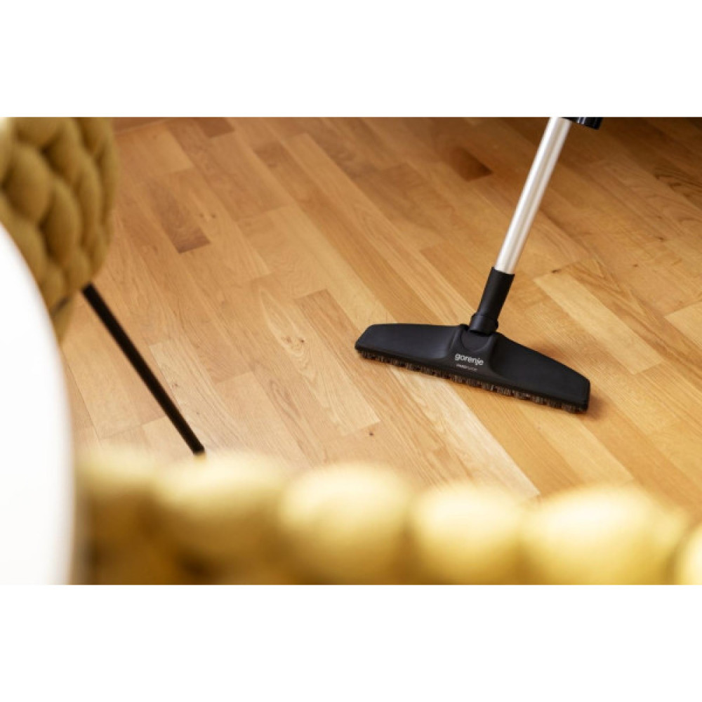 Пилосос Gorenje мішковий, 850Вт, конт пил -3л, HEPA, телескоп трубка, бронзовий