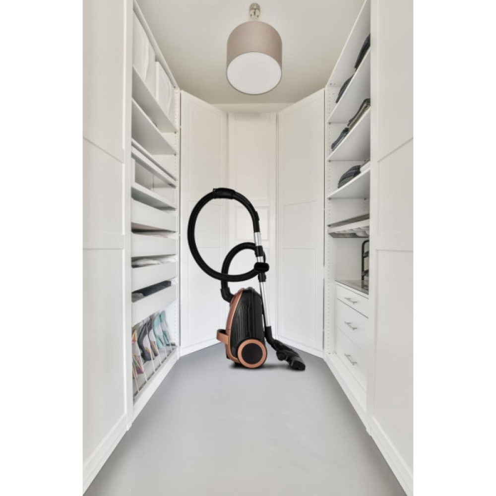 Пилосос Gorenje мішковий, 850Вт, конт пил -3л, HEPA, телескоп трубка, бронзовий