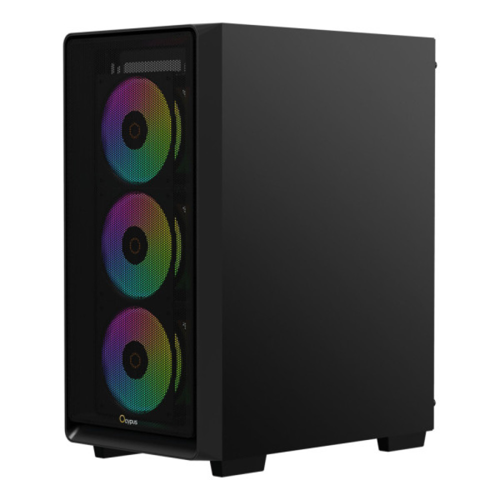 Корпус для ПК OCYPUS GAMMA C60 BK ARGB (GAMMA-C60-BKG400XX-GL)