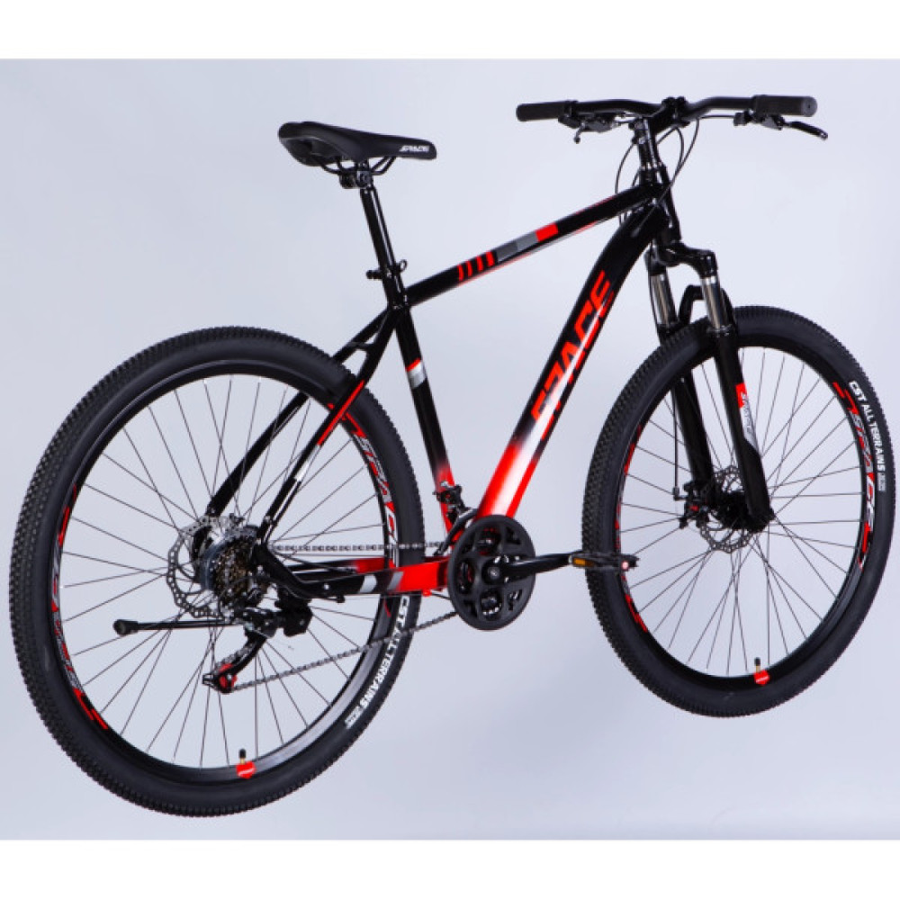 Велосипед Space 29" MERCURY DD FR рама-20" AL 2026 чорно-червоний (OPS-SP-29-178)