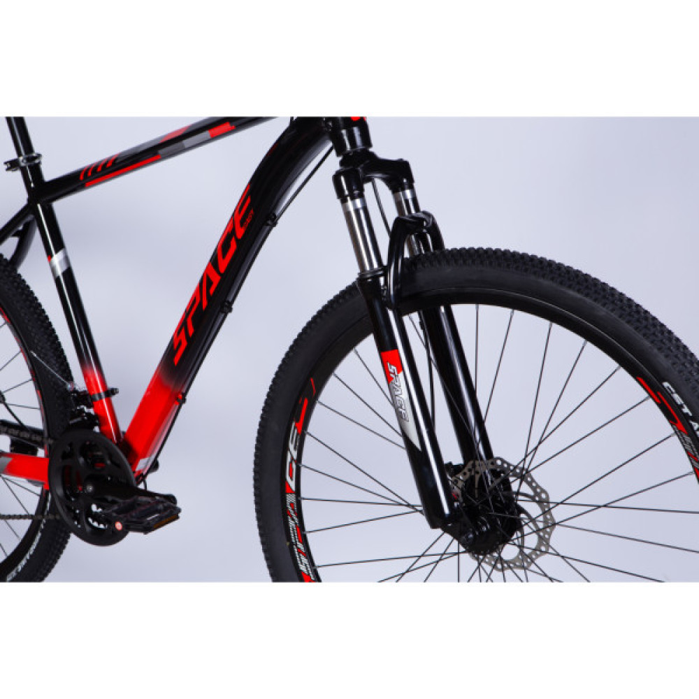 Велосипед Space 29" MERCURY DD FR рама-20" AL 2026 чорно-червоний (OPS-SP-29-178)