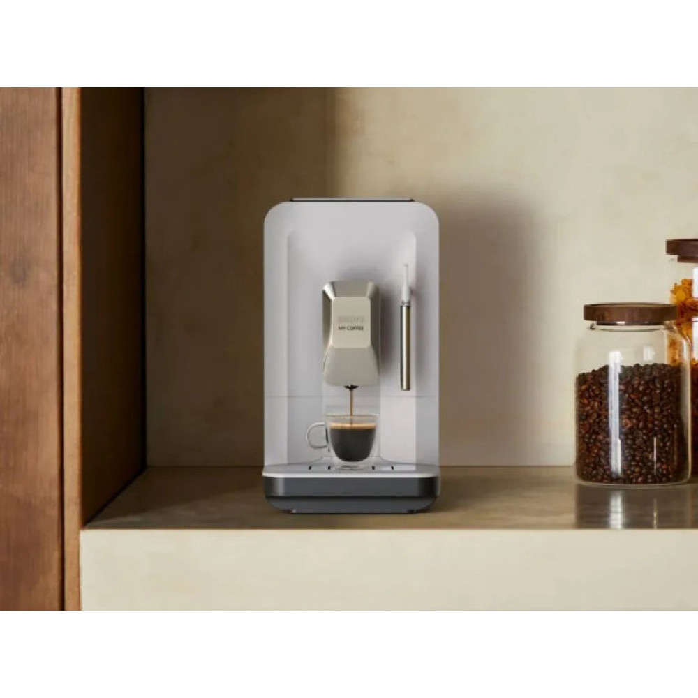 Кавомашина Krups My Coffee+ 1.5л, зерно, ОLED дисплей, авторецептів - 3, метал, сірий