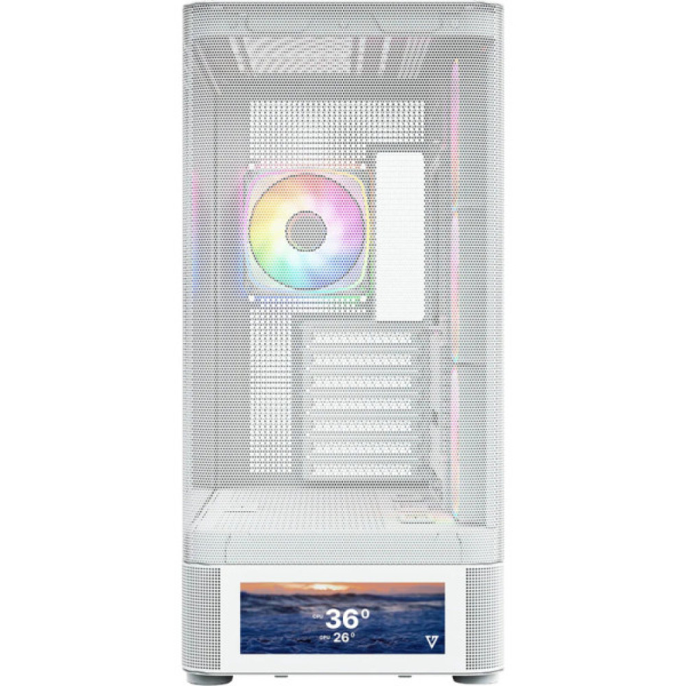 Корпус для ПК Modecom VOLCANO AQ500 ARGB LCD 6,2 (MC-A-AQ500-4FA-W)