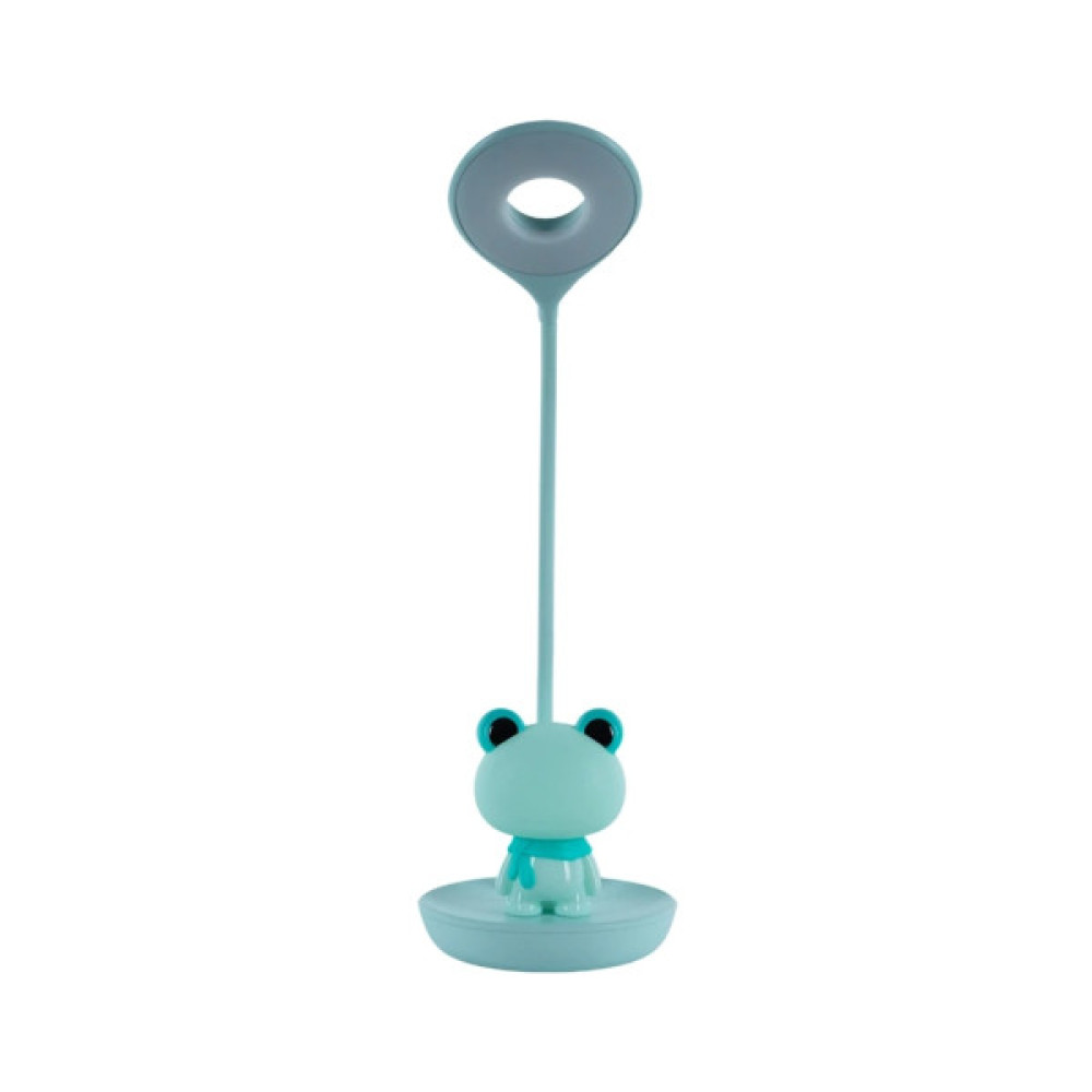 Настільна лампа Kite Froggy LED з акумулятором, зелена (K24-492-3-4)