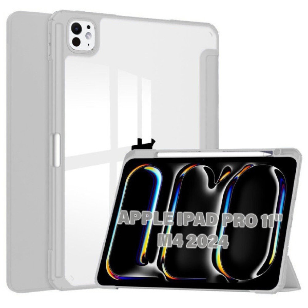 Чохол до планшета BeCover Soft Edge TPU Apple iPad Pro 11" M4 2024 Gray (711715) Чохол до планшета BeCover Soft Edge TPU Apple iPad Pro 11" M4 2024 Gray (711715)